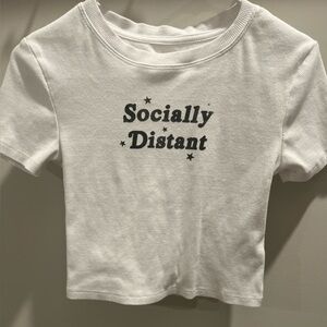 Grayson Threads White 'Socially Distant’ Tee